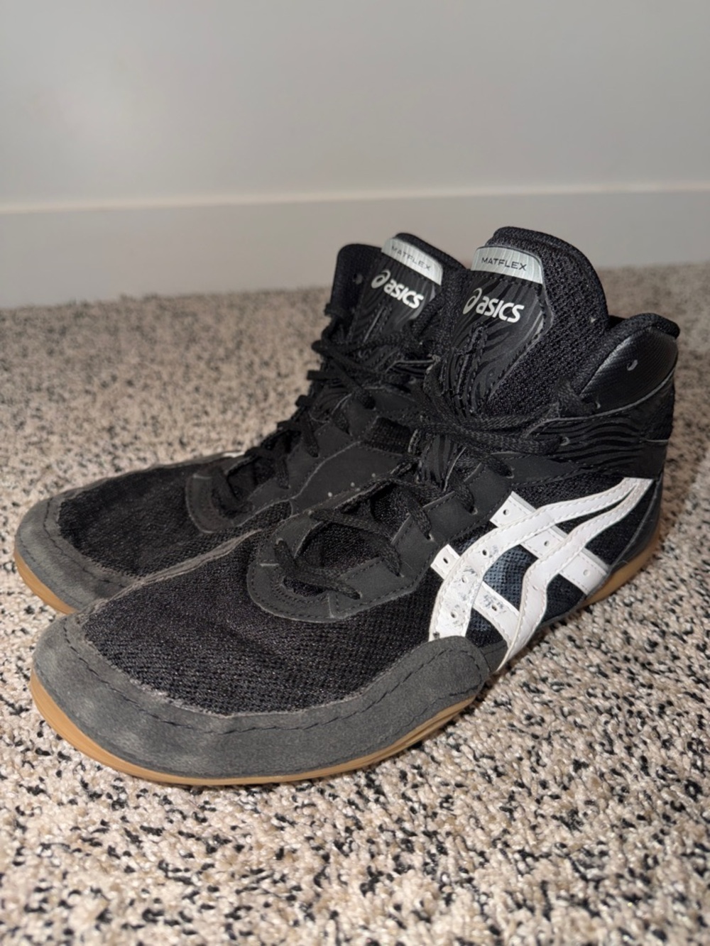 ASICS Matflex Black Wrestling Shoes Men’s 9.5